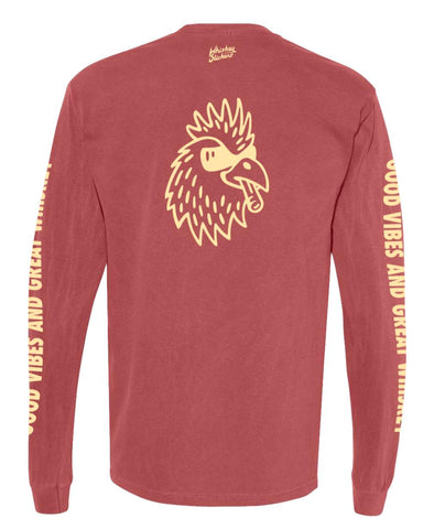 Good Vibes & Great Whiskey Long Sleeve T-Shirt